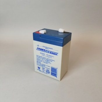 Power-Sonic 6-Volt Sealed Battery for Wide Housings