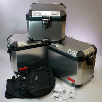 Deluxe BMW ALUMINUM Luggage Set for Variety of GS Models