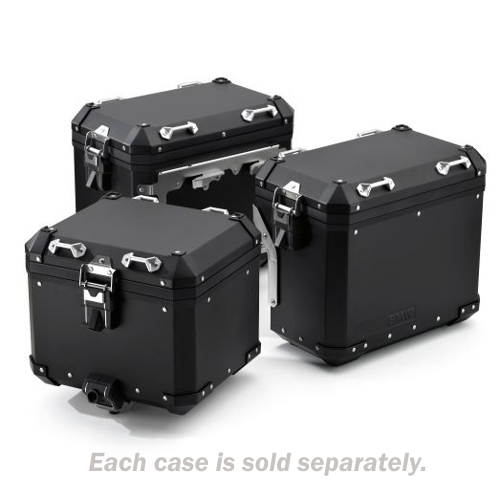  R1250GS Adventure アルミケース3点セット（ブラック） BMW LEFT Side Aluminum Case, BLACK, R1250GS Adv., R1200GS Adv