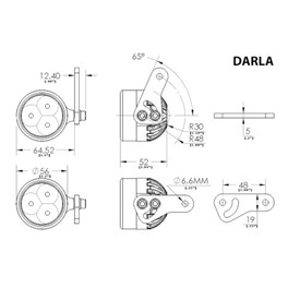 Clearwater Darla LED Light Kit, F650GS Singles & G650GS