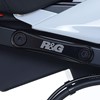 R&G Rear Foot Rest Blanking Plate for BMW HP4 '13--14, S1000RR '10-'18 & S1000R '14-'19 | Single