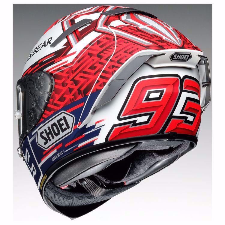 X-FOURTEEN マルケス5 TC-1 RED／WHITE ショウエイX-Fourteen MARQUEZ5 Webike | SHOEI ショウエイ X-14