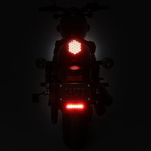 Denali B6 Auxiliary LED License Plate Brake Light Bob’s Motorcycle’s