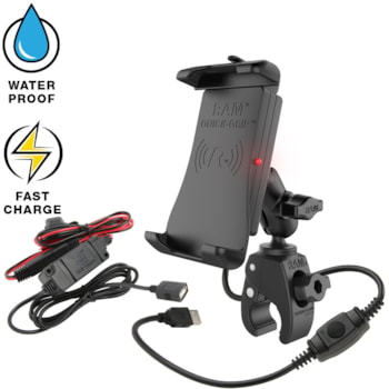 RAM® Quick-GripT Waterproof Wireless Charging Mount with Tough-Claw