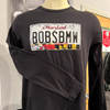 Bob's BMW License Plate T-Shirt, Long Sleeve