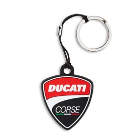 Ducati Corse Shield Rubber Key Ring