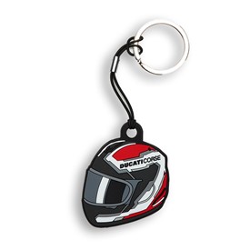 Ducati DC Helmet Rubber Key Ring