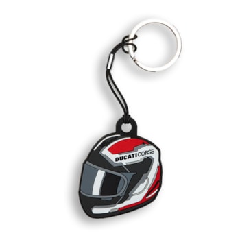 Ducati DC Helmet Rubber Key Ring