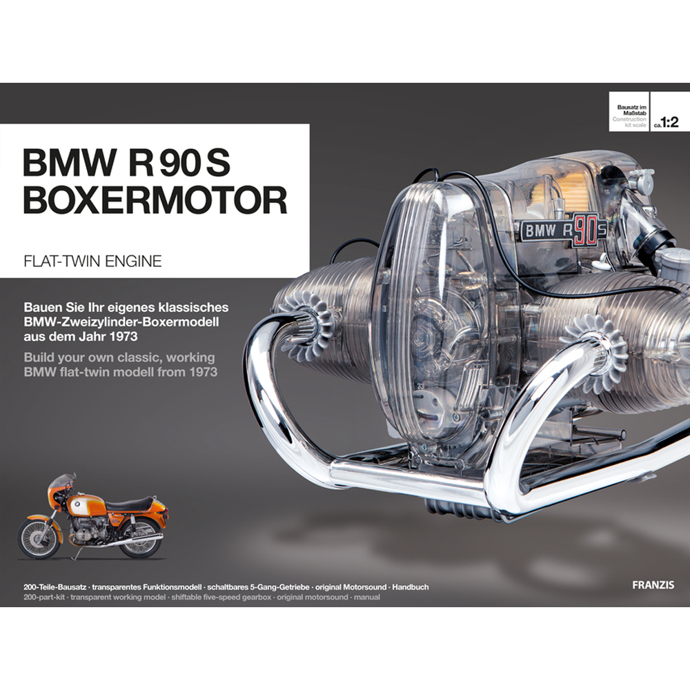 Franzis BMW 1973 R90S Boxer Motor Scale Model | Bob’s Motorcycle’s ...