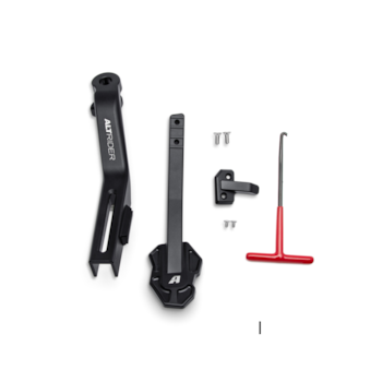 AltRider Adjustable Aluminum Side Stand for BMW R1300 GSA - for standard & adaptive GSA, and sport suspension GS